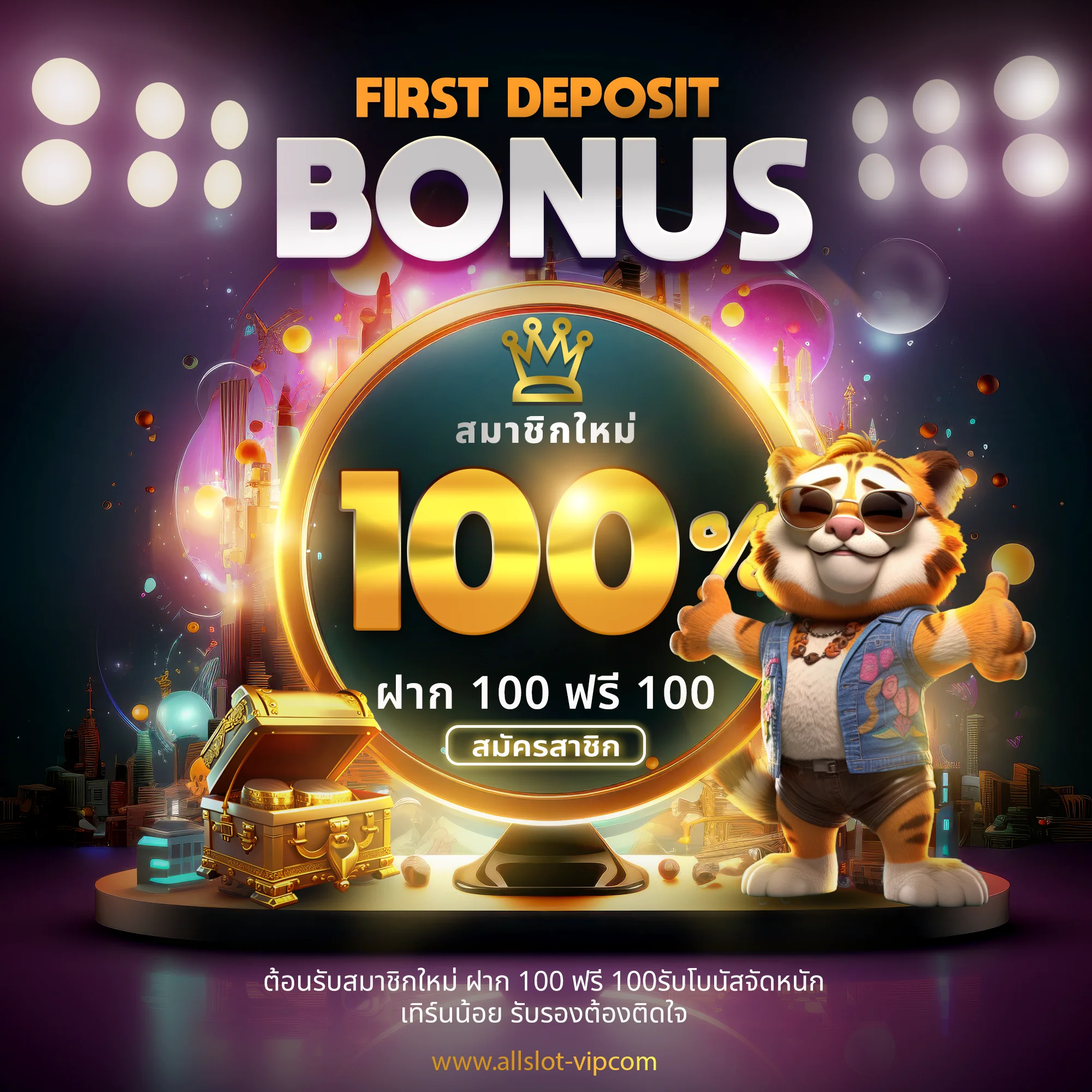สมาชิกใหม่ ฝาก 100 ฟรี 100
